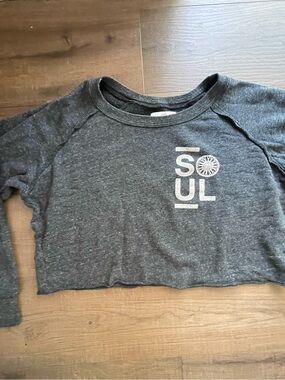 soulcycle Dark Gray 'SOUL' Graphic Sweatshirt